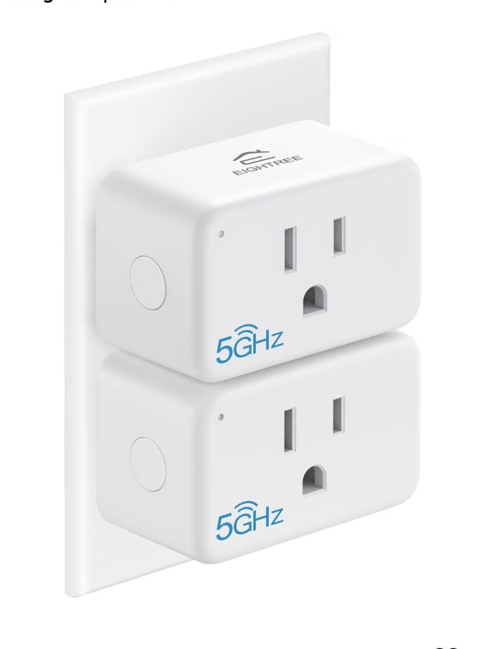 Eightree 5GHz Mini Smart Plug 2 Pack